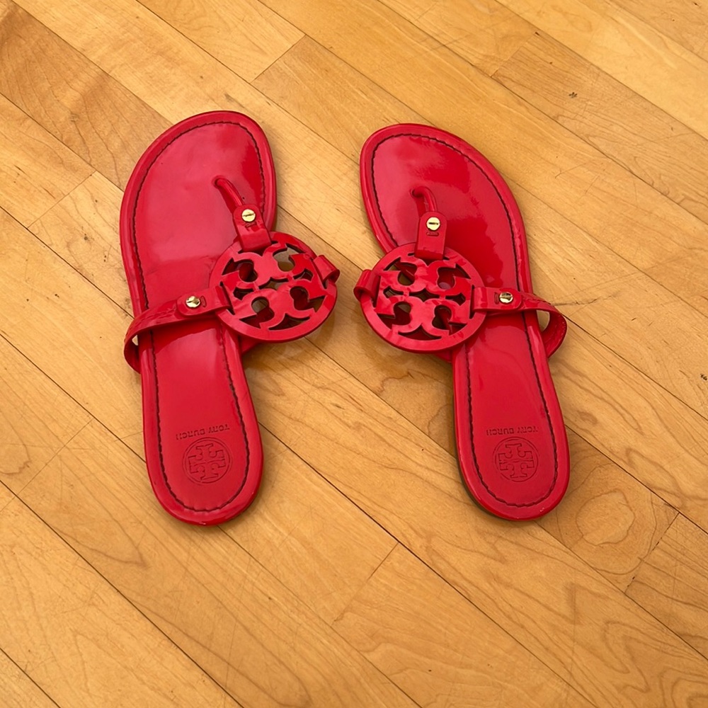Tory Burch Miller Red Sandals
